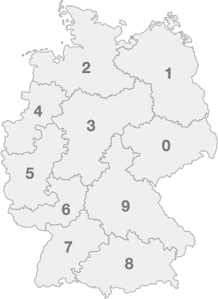 PLZ Karte Deutschland